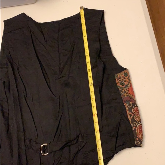 Vintage Embroidered Beaded Vest Jane Ashley Size L - Picture 6 of 7